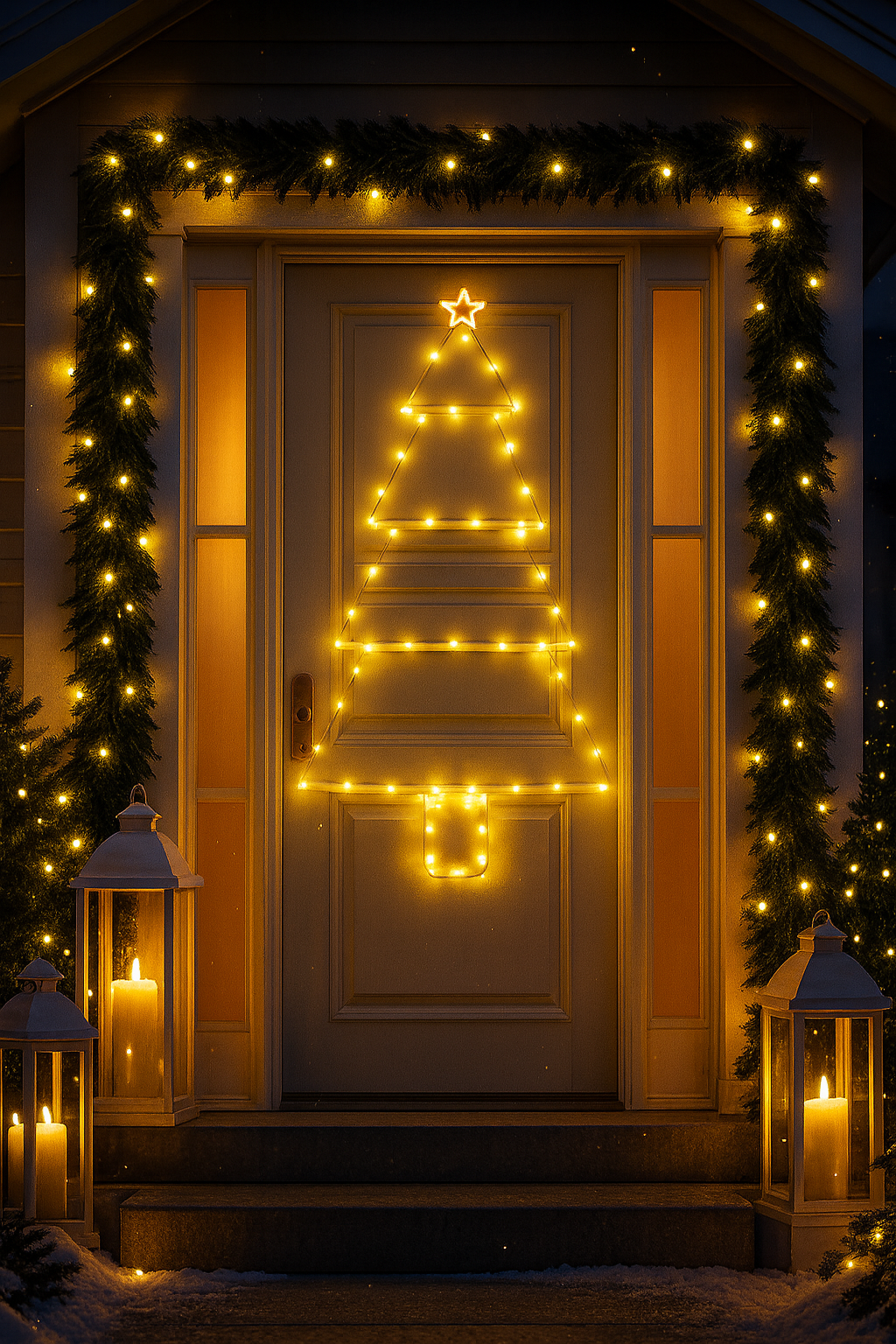 Árbol de Navidad colgante