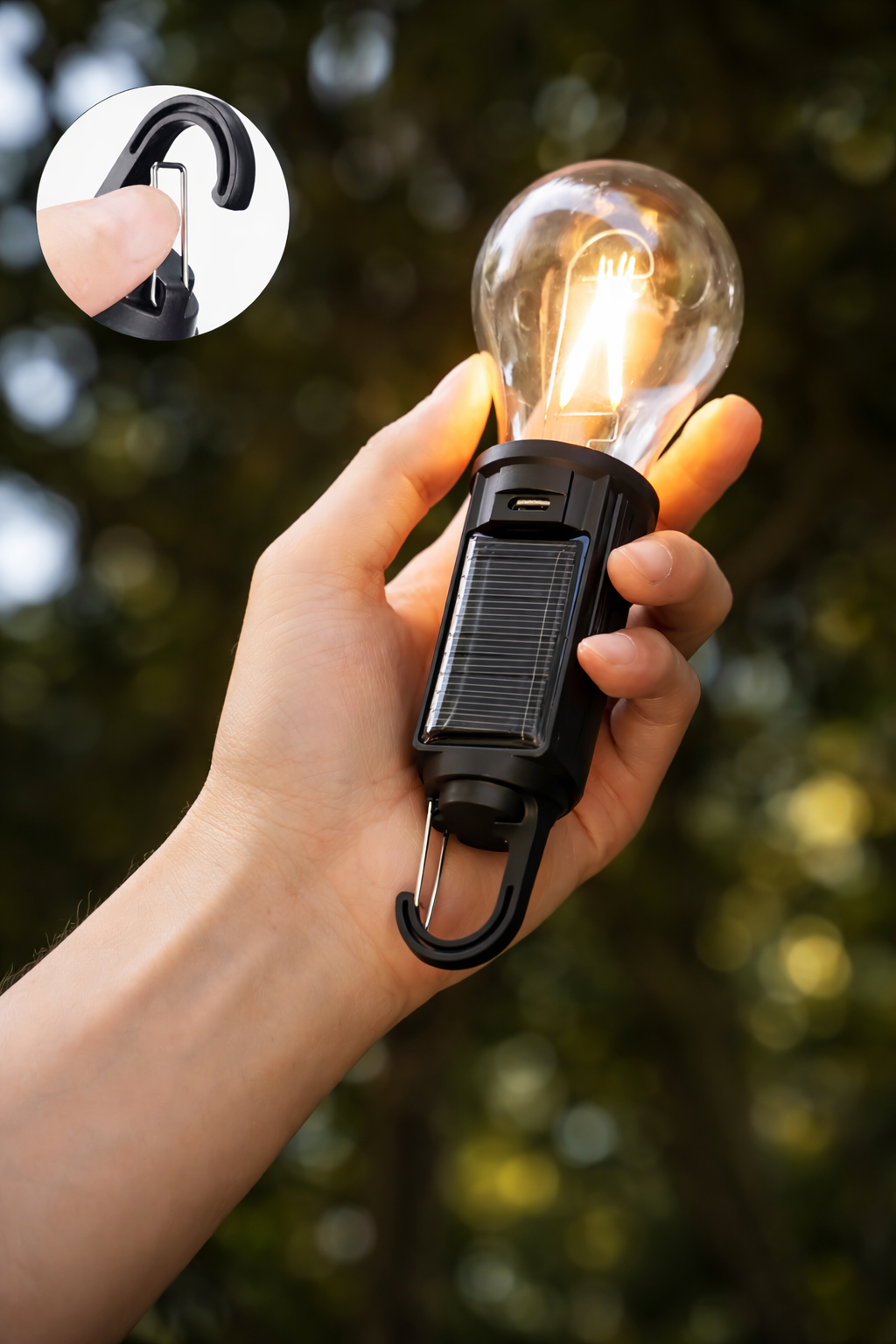 Ampolleta SOLAR y USB LED