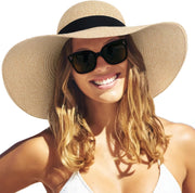 FURTALK Womens Sun Straw Hat Wide Brim Floppy Summer Beach Hats for Women