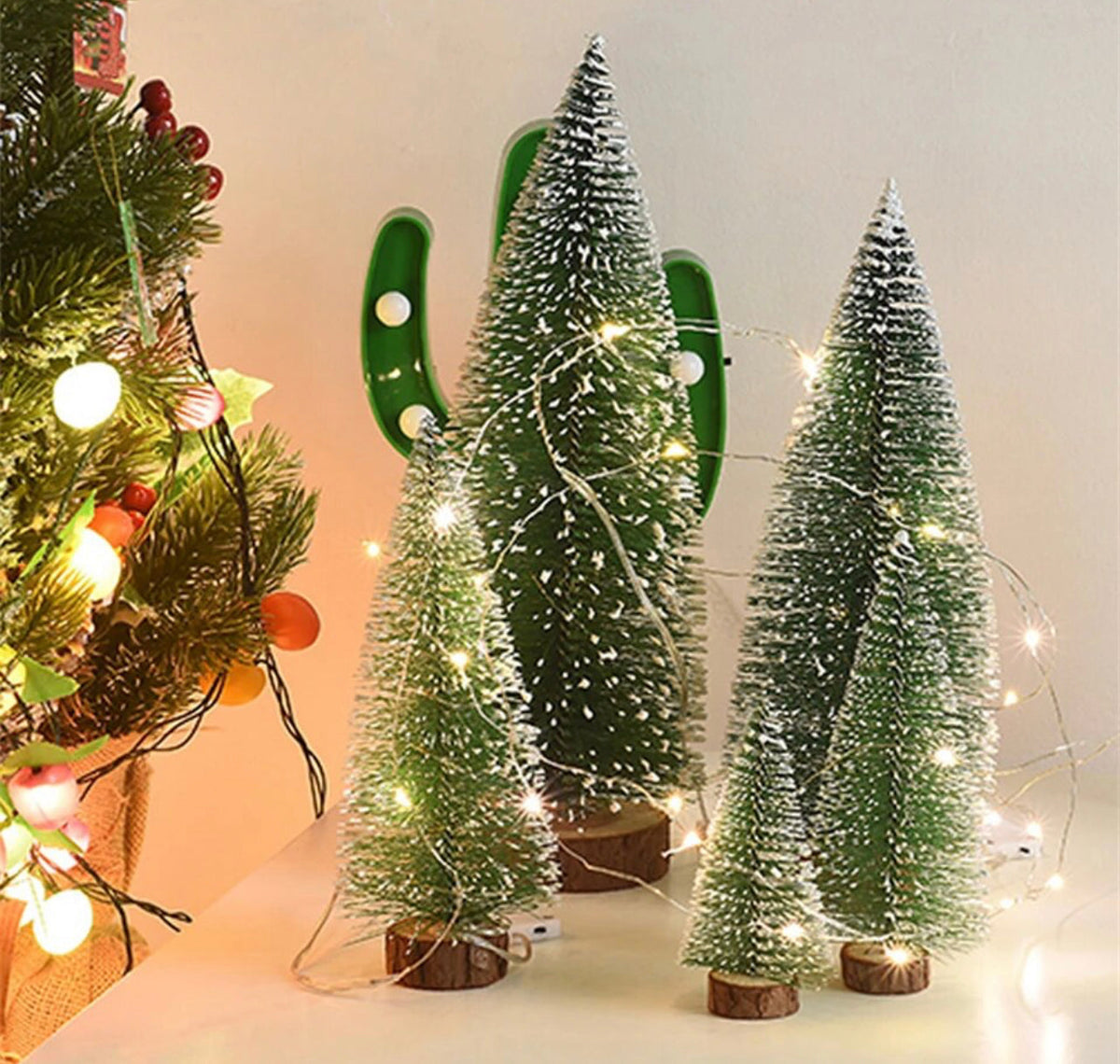 Árboles de Navidad Pack 4 LED