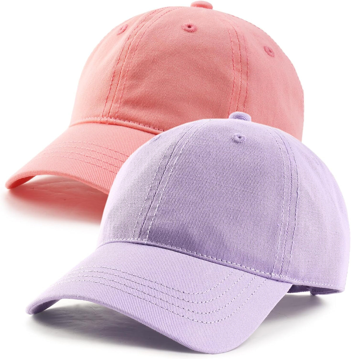 FURTALK Toddler Baseball Hat Kids Boys Girls Adjustable Washed Cotton Baseball Cap with Ponytail
