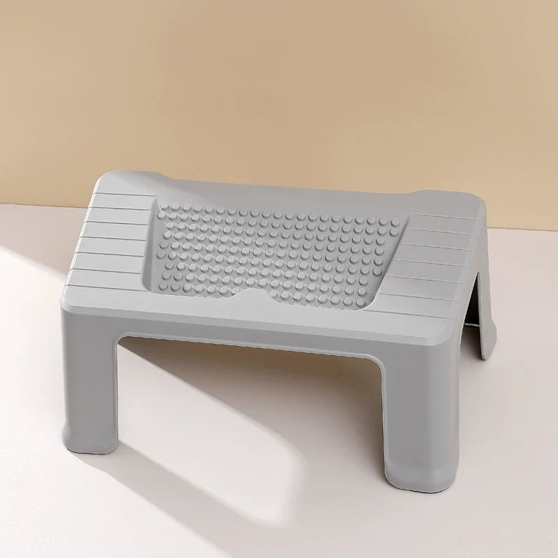 Modern Minimalist Trapezoidal ABS Footstool Backless For Entryway