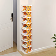 Modern Minimalist PP Rectangular Shoe Storage 8-Tier Space-Saving Design For Entryway