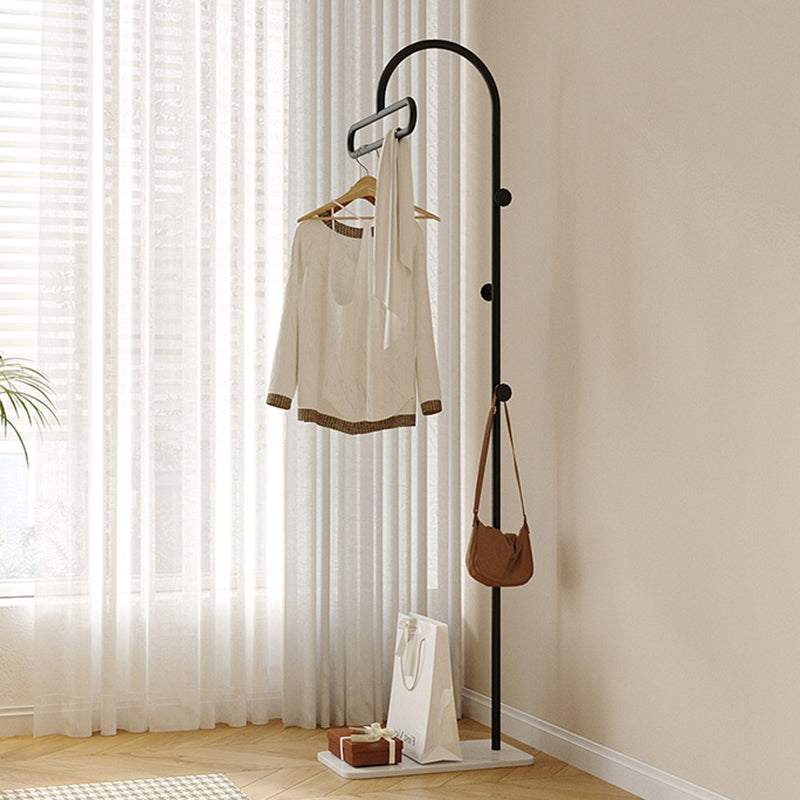 Modern Minimalist Iron Stone Slab Rectangular Hall Tree For Bedroom & Living Room