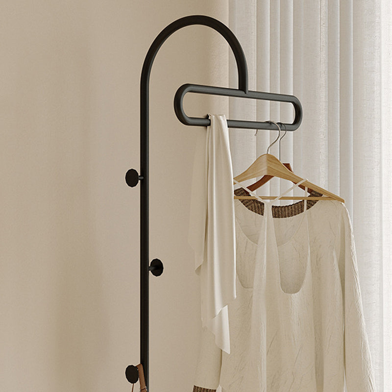 Modern Minimalist Iron Stone Slab Rectangular Hall Tree For Bedroom & Living Room