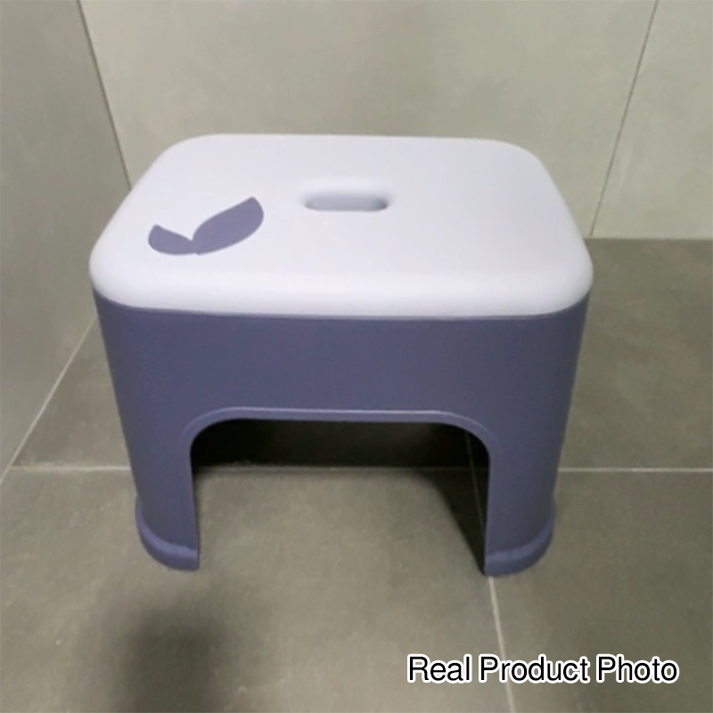 Modern Minimalist PP Plastic Stackable Space-Saving Low Stool Backless Armless Kids For Bathroom & Entryway