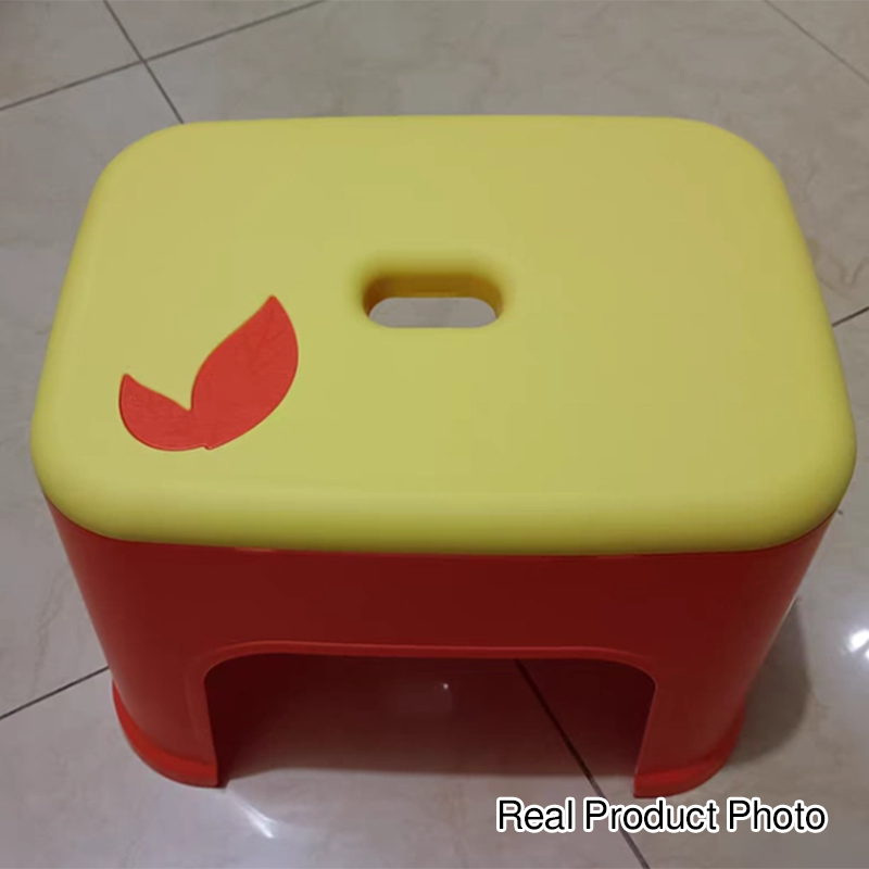 Modern Minimalist PP Plastic Stackable Space-Saving Low Stool Backless Armless Kids For Bathroom & Entryway