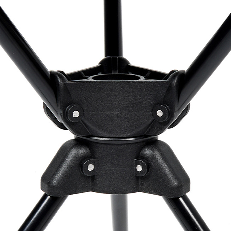 Modern Minimalist Aluminum Alloy Oxford Fabric Triangular Rotatable Foldable Camping Chair Backless Armless For Outdoor & Garden