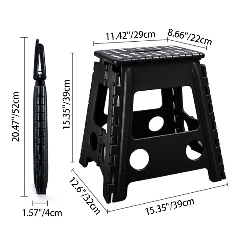 Modern Minimalist PP Foldable Trapezoid Chair Portable Chair For Living Room