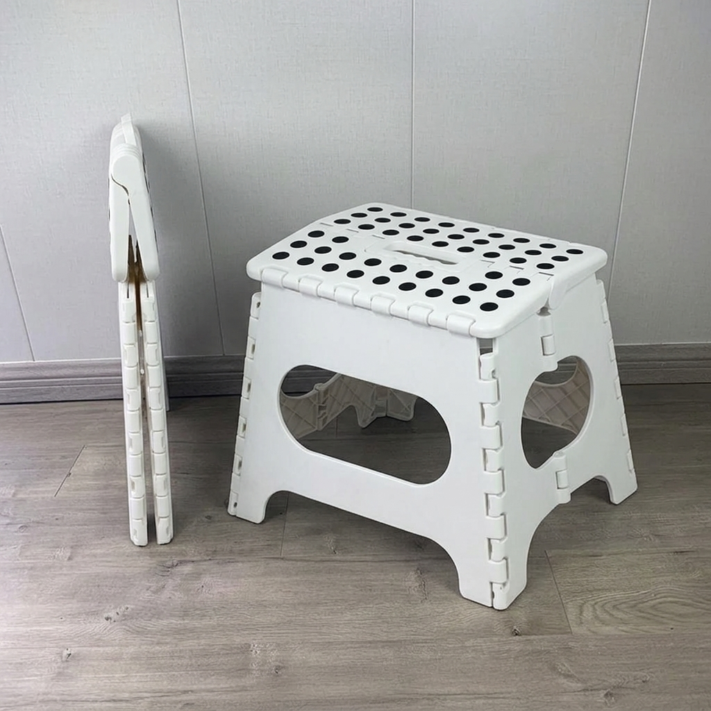 Modern Minimalist PP Foldable Trapezoid Chair Portable Chair For Living Room