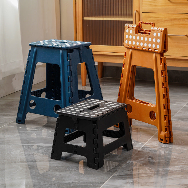 Modern Minimalist PP Foldable Trapezoid Chair Portable Chair For Living Room