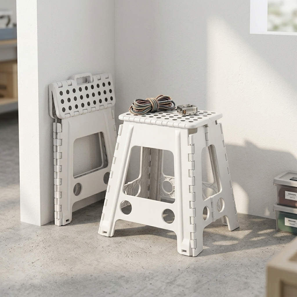 Modern Minimalist PP Foldable Trapezoid Chair Portable Chair For Living Room