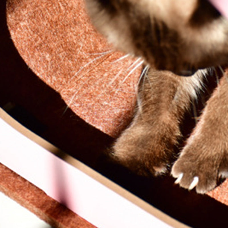 Modern Simplicity Cylinder Felt MDF Movable Scratch-Resistant Cat Bad For Living Room