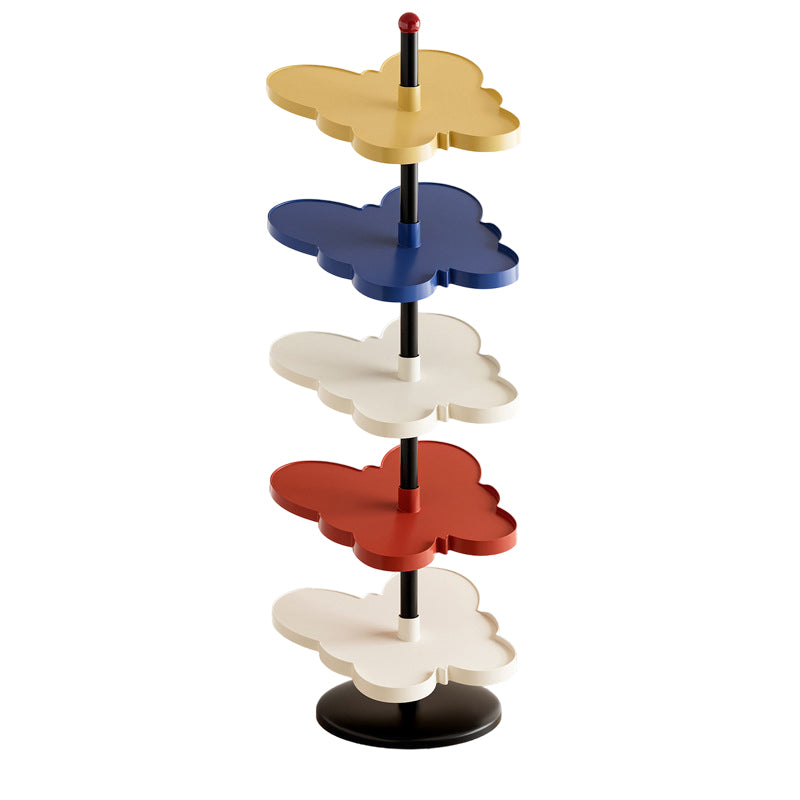 Modern Art Deco PP Plastic Stainless Steel Butterfly Space-Saving Lightweight Shoe Storage Rack 2/3/4/5-Tier For Entryway & Hallway