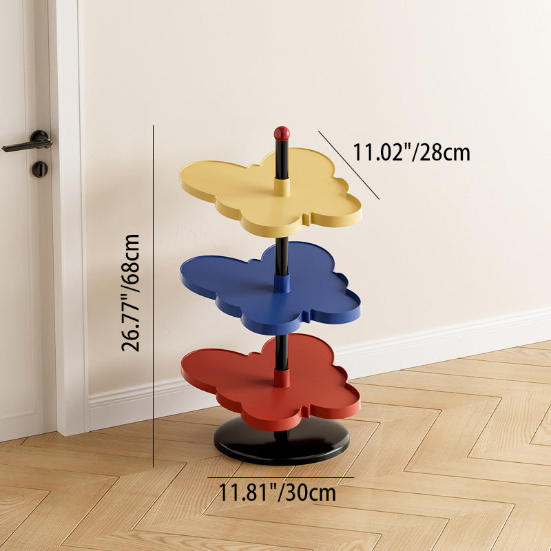 Modern Art Deco PP Plastic Stainless Steel Butterfly Space-Saving Lightweight Shoe Storage Rack 2/3/4/5-Tier For Entryway & Hallway