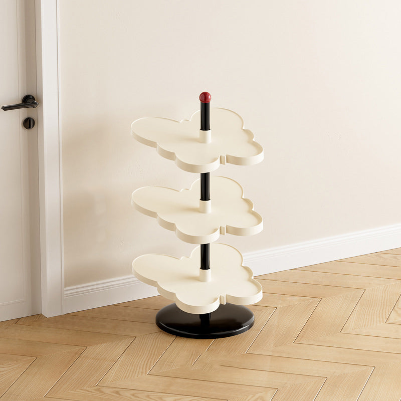 Modern Art Deco PP Plastic Stainless Steel Butterfly Space-Saving Lightweight Shoe Storage Rack 2/3/4/5-Tier For Entryway & Hallway
