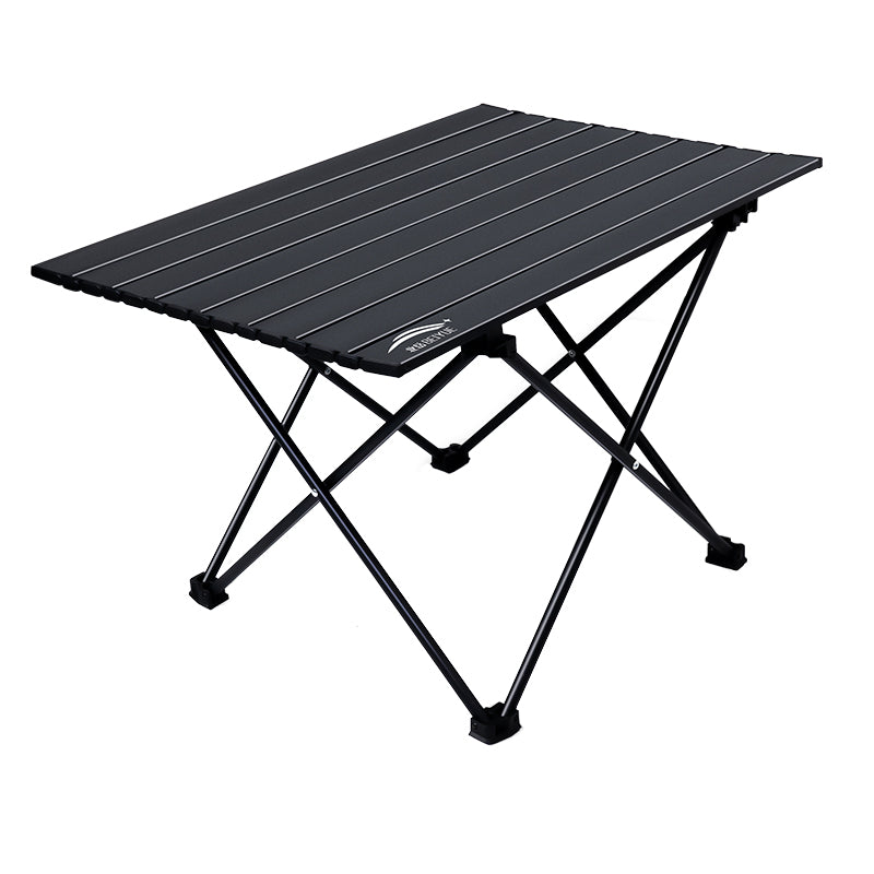 Modern Minimalist Carbon Steel Aluminum Foldable Square Side Table For Outdoor