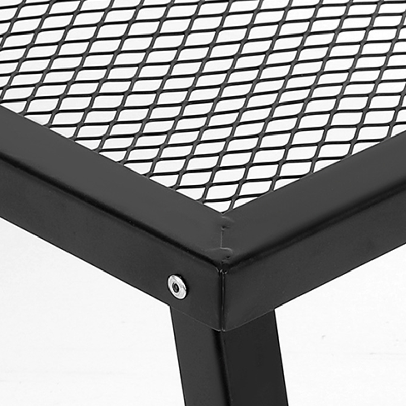 Modern Minimalist Rectangular Iron Beech Wood Folding Table Portable For Outdoor