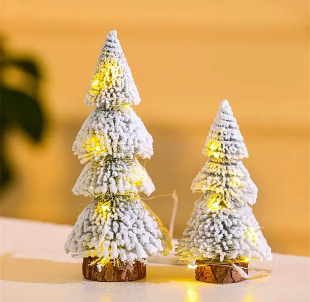Árbol Navidad Nevado LED