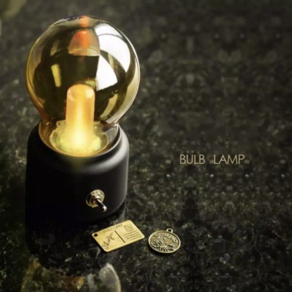 Bulb Lamp LED Black